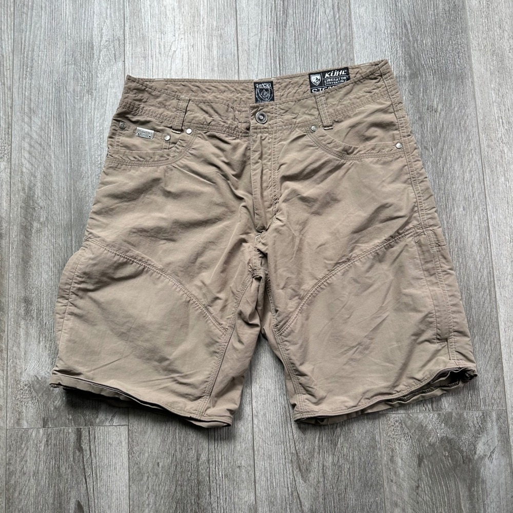 KÜHL Liberator Convertible Stealth Shorts Men's 34 Khaki Zip-Off Converted - Picture 3 of 6